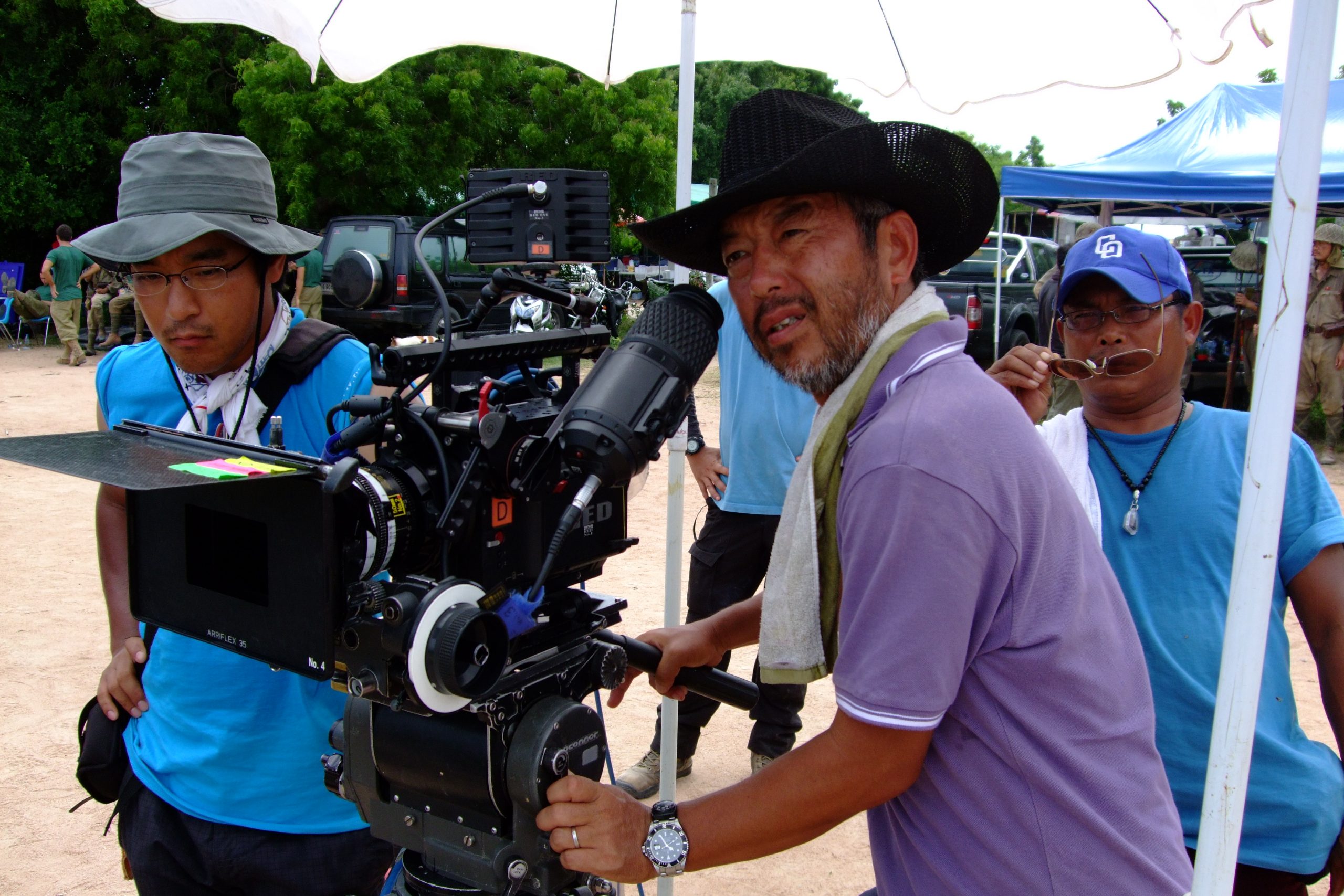 映画『太平洋の奇跡—フォックスと呼ばれた男』（2013）撮影現場